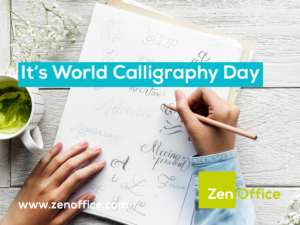 It's world calligraphy day